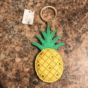 Kate Spade pineapple key ring. New with tags!